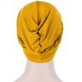 thumbnail image 4 of Bangcool Turban Headwrap Twisted Braid Elastic Beanie Headwrap Hair Loss Cover Sleep Cap, 4 of 8