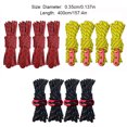 thumbnail image 4 of Thinsony 4 Pieces Tent Rope Hiking Wire Camping Supplies Multicolored Multifunctional Outdoor Lanyard Reflective Practical Safety Yellow 1Set, 4 of 6