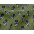 thumbnail image 4 of oneOone Viscose Jersey Fabric Leaves & Floral Block Print Fabric By Yard 60 Inch Wide, 4 of 4