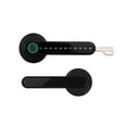 thumbnail image 3 of Serrure de Porte, Serrure Biométrique Intelligente à Empreinte Digitale avec Télécommande Compatible Bluetooth et Application Tuya pour Porte Intérieure en Bois et Métal, Facile à Installer, 3 of 7