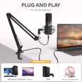 thumbnail image 2 of MAONO Kit de Microphone USB Podcasting (AU-A04) /noir / Boîte Ouverte, 2 of 6