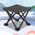thumbnail image 2 of Yimiti Portable Outdoor Folding Stool: A Lightweight, Quick-To-Setup Chair For Everyone--Black Large, 2 of 8