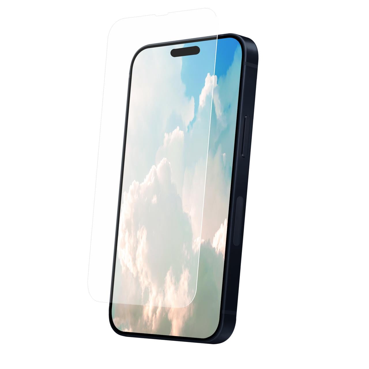 onn. Corning Glass Screen Protector for iPhone 16 Plus/iPhone 15 Plus/iPhone 14 Pro , Made with Durable Glass by Corning®, with Advanced Easy Application Tray