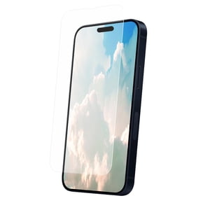 Onn. Corning Protecteur d'écran en verre pour iPhone 16 Plus / iPhone 15 Plus / iPhone 14 Pro , Fabriqué avec verre durable de Corning®, avec plateau d'application facile avancé
