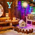 thumbnail image 4 of HOARBOEG Guirlande Lumineuse LED Colorée avec Télécommande – Lettres de Fête avec Lumières Décorations pour la Maison - Multicolore, 4 of 8