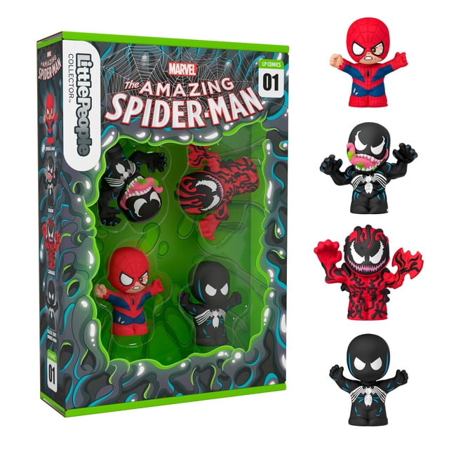 Little People Collector Marvel Spider-Man: Issue 1 Special Edition Set for Comic Book Fans - English Version