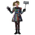 thumbnail image 1 of Neon Nightmare Clown Child Costume | X-Large, 1 of 3