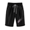thumbnail image 1 of Timegard Plus Size Shorts for Women Cotton Linen Elastic Waist Drawstring Ruched Casual Loose Shorts, 1 of 5
