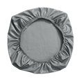 thumbnail image 2 of Office Chair Cover Water Resistant PU Leather Rotating Chair Cover Stretch Gray, 2 of 8