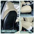 thumbnail image 4 of For 2017-2024 Tesla Model 3 FH Group Neoprene Waterproof Custom Fit Car Seat Covers  Solid Beige - Front Seats, 4 of 5