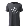 thumbnail image 1 of T-shirt Décontracté à Manches Courtes Imprimé Amour Blanc pour la Saint-Valentin, 1 of 5