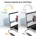 thumbnail image 3 of 2.5G USB to Ethernet Adapter  USB to RJ45 2.5 Gigabit LAN  Wired Network to USB Convertor USB3.0 Gigabit LAN, 3 of 6