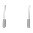 thumbnail image 3 of Transemion Pumice Stone Toilets Brush with Handle Grill Feet Rust Care Bath Pool for Gray 20.5cm 2Set, 3 of 6