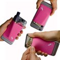thumbnail image 2 of Gecko Travel Tech Phone Wallet - Stick On Card Holder Wallet for Cell Phones - Adhesive Card Pocket - PINK WHITE, 2 of 6