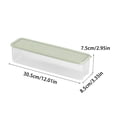 thumbnail image 2 of TIELUTT Storage & Crisper Boxes Spaghetti Container Storage with Lids Pasta Container for Food Organizing with Lids Glass Food Storage Containers Flat Storage Containers Storage with Lids Heavy Duty, 2 of 7