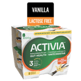 thumbnail image 1 of Activia Probiotic Yogurt, Lactose Free, Vanilla, 8x100g, 1 of 5