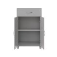 thumbnail image 4 of Armoire de rangement de base de 24 po à 2 portes et 1 tiroir Lory de SystemBuild, blanc, 4 of 9