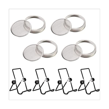 Couvercle de Germination, Accessoires de Kit de Germination de Pots, Couvercle de Pot de Germination en Acier Inoxydable, Kit de Germination pour Pots à Ouverture de 86 mm