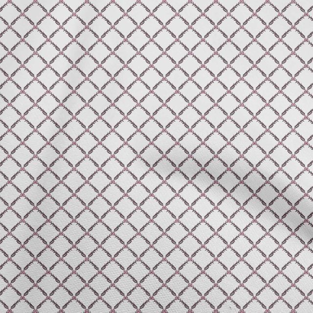 oneOone Tissu Brun en Polyester Spandex Feuilles Matière de Robe Tissu Imprimé Tissu au Mètre 56 Pouces de Large