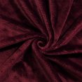 thumbnail image 4 of REGALWOVEN Flannel Fleece Blanket Soft Warm Luxury Hemmed Burgundy King, 4 of 10
