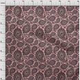 thumbnail image 4 of oneOone Polyester Spandex Medium Pink Fabric Asian Paisley Block Sewing Material Print Fabric By The Yard 56 Inch Wide, 4 of 5