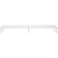 thumbnail image 2 of MotionGrey Support Surélevé pour Moniteur, Étagère Ergonomique de Bureau de 39,4 Pouces et Support de Table pour Ordinateur Portable, Ordinateur, MacBook, Portable, PC - Blanc, 2 of 7