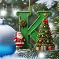 thumbnail image 4 of Nilvkv 26 Letters Christmas Tree Decoration Pendant Christmas Tree Ornaments Personalized DIY Christmas Ornaments Christmas Decoration Xmas Tree Hanging Decor Feature, 4 of 6