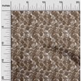 thumbnail image 2 of oneOone Silk Tabby Brown Fabric Tropical Sewing Craft Projects Fabric Prints By Yard 42 Inch Wide, 2 of 5