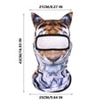 thumbnail image 3 of Summer Savings Clearance! Summer Sunscreen Outdoor Face Mask Pattern Face Gini Headmask, 3 of 5