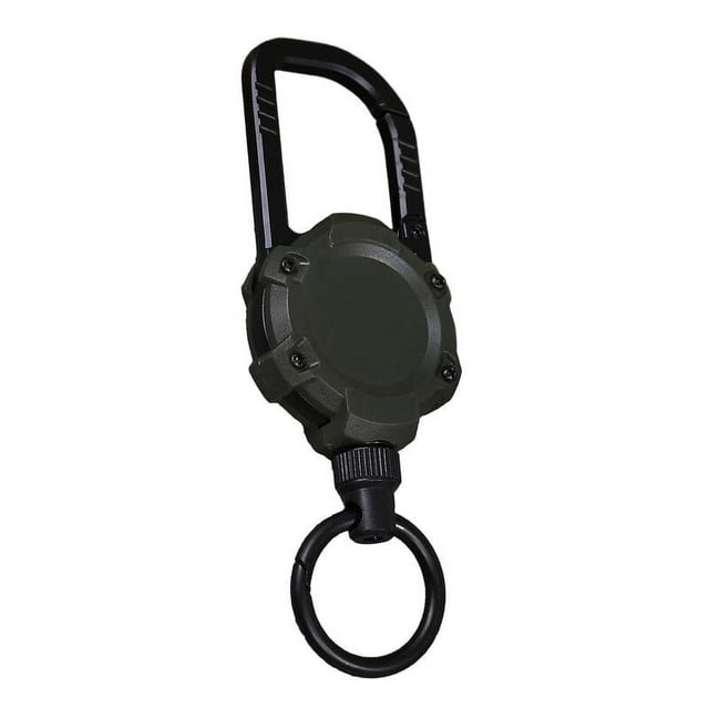 MesaSe Telescopic Magnetic Key Chain High Rebound Multi-purpose Safety Buckle Backpack Anti-Loss Key Ring Holder Camping Gear