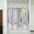 thumbnail image 4 of Birdeem Garment Bag Suit Bag for Closet Storage and Travel Foldable Garment Bag with Two Transparent Window for Hanging Clothes Travel Suit Bag for Suits Skirts Jacket, 4 of 12