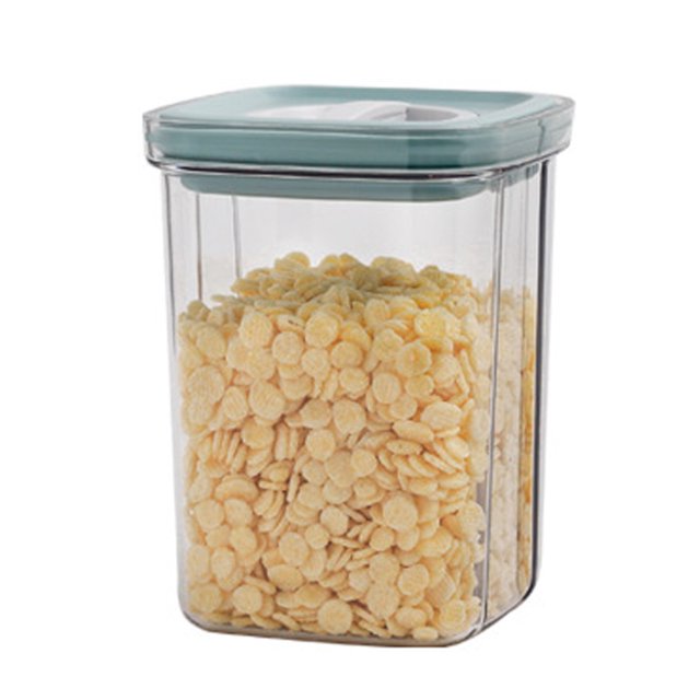 Giyblacko Storage Box Airtight Food Storage Containers Set With Lids Plastic Kitchen Pantry Organization Canisters For Cereal Flour And Sugar 600ml