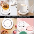 thumbnail image 4 of 1pc Mug Warmer Mat USB Charging Coffee Mug Warmer Heat Preservation Cup Coaster, 4 of 7