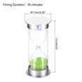 thumbnail image 2 of Unique Bargains 60 Minute Sand Timer, Sandy Clock, Count Down Sand Glass, Green Sands, 2 of 5
