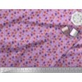 thumbnail image 3 of Soimoi Polyester Crepe Fabric Trophy,Timer Clock & Basketball Sports Print Sewing Fabric Yard 42 Inch Wide, 3 of 3
