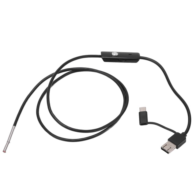 Caméra d'Inspection Numérique HD Endoscope avec Objectif 3.9mm IP67 Étanche Enoscope Industriel pour PC Ordinateur 6 Lumières LED Résolution 1280 X 720 Caméra USB Endoscope