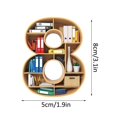 thumbnail image 2 of MesaSe Christmas Pendant Book Storage Rack Party Home Decoration Creative DIY Acrylic With LED Light Hanging Ornament, 2 of 18