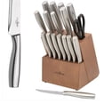 thumbnail image 1 of Ultra Sharp Stainless Steel Professional Grade Kitchen Chef Knife Set with Wooden Block Prime Chef Stainless Steel 18 Piece Block Set, 1 of 4