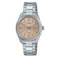 thumbnail image 1 of Casio Standard Analog Stainless Steel Peach Dial Quartz LTP-1302DD-4A2V Women's Watch, 1 of 1