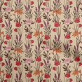 thumbnail image 1 of oneOone Cotton Cambric Red Fabric Floral Retro Sewing Craft Projects Fabric Prints By Yard 56 Inch Wide, 1 of 5