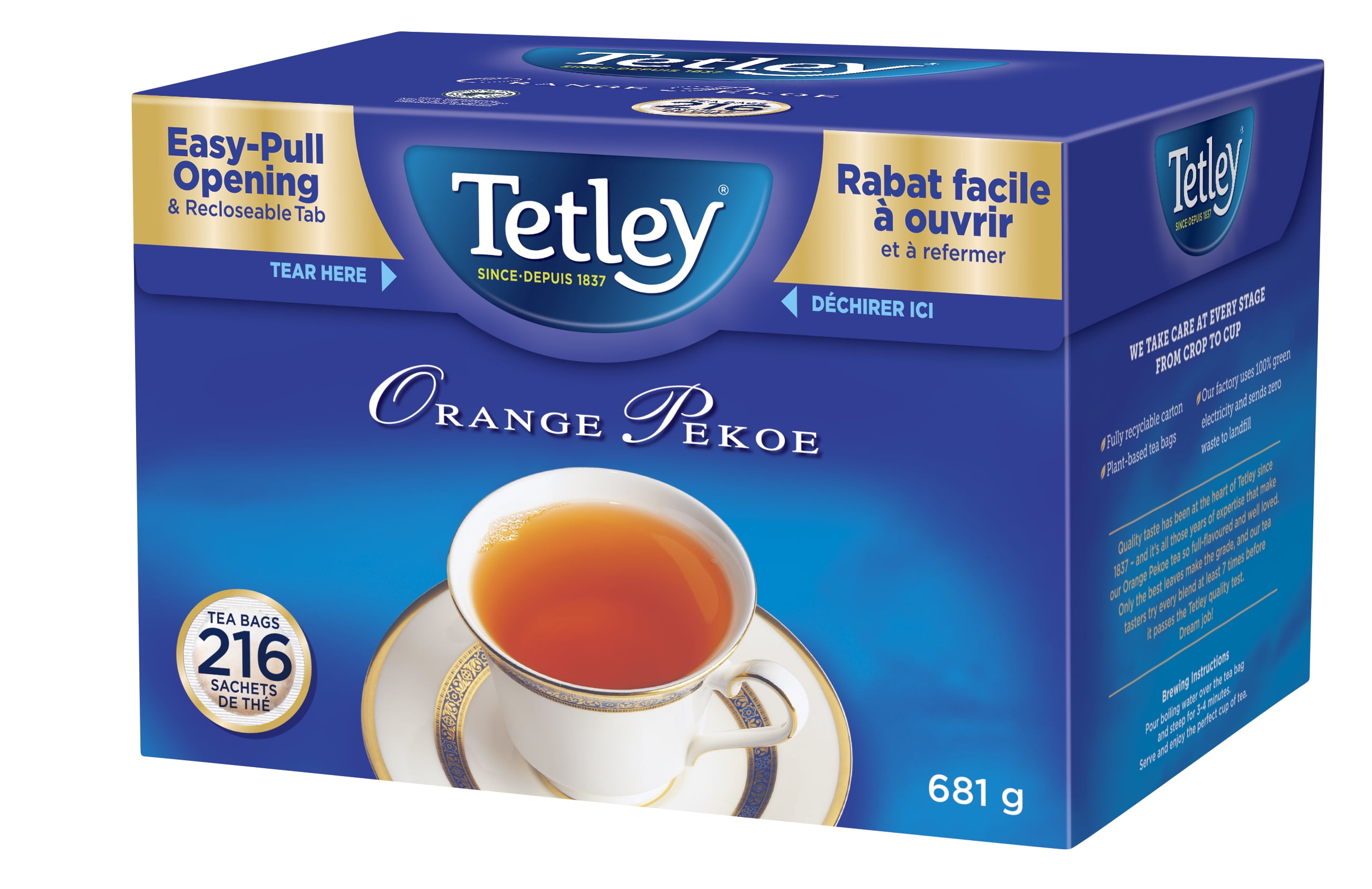 Tetley Orange Pekoe Tea 216 bags