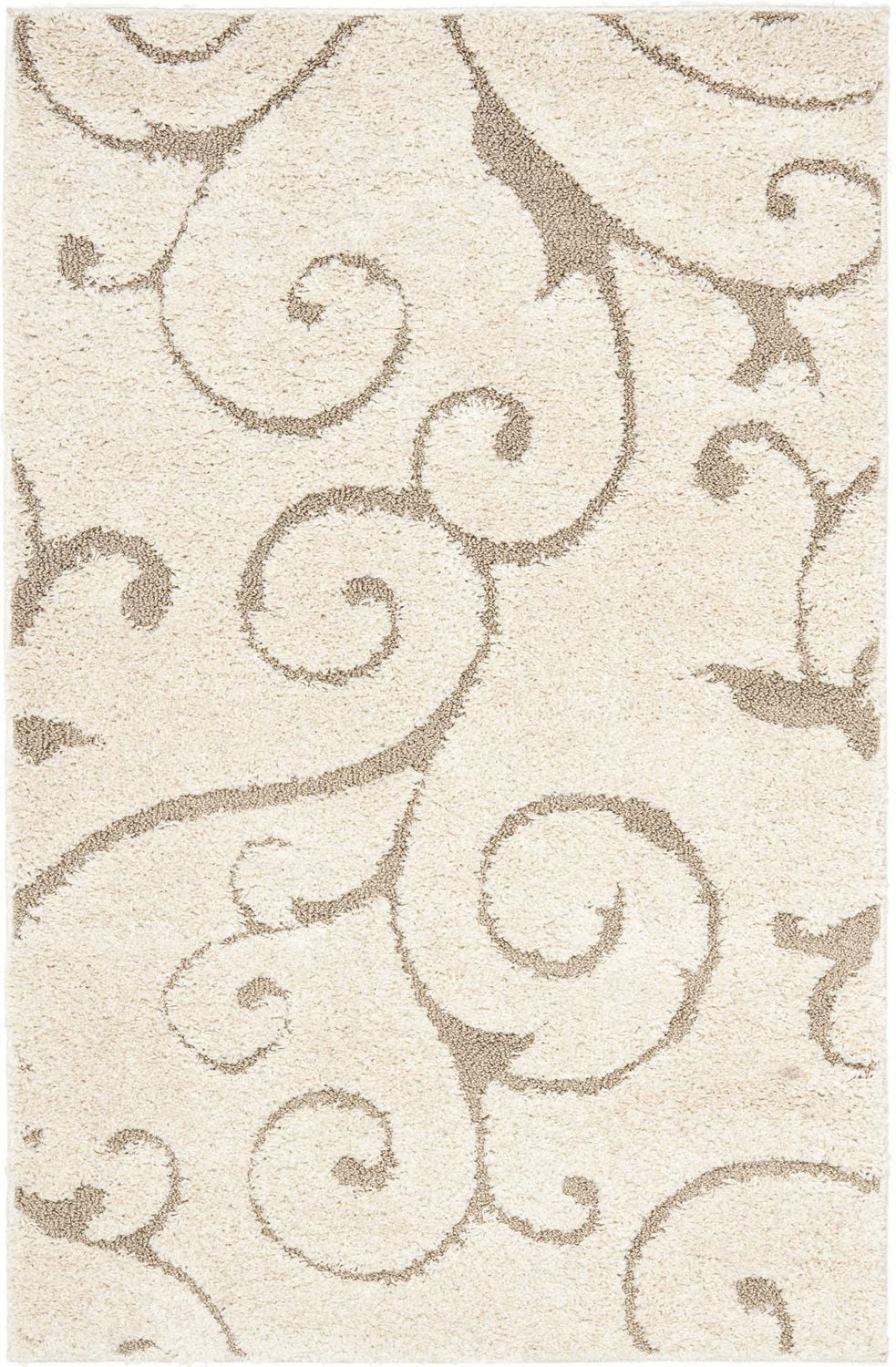 SAFAVIEH Florida Douglas Tapis Vignes Florales Shag