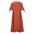 thumbnail image 4 of UPPADA Journée Aujourd'hui 2025 Robes pour Femmes 2025 Robes d'Invitée de Mariage pour Remise des Diplômes Invitée pour Femmes 2025 Robes Maxi Sans Manches Henley avec Poches, 4 of 6
