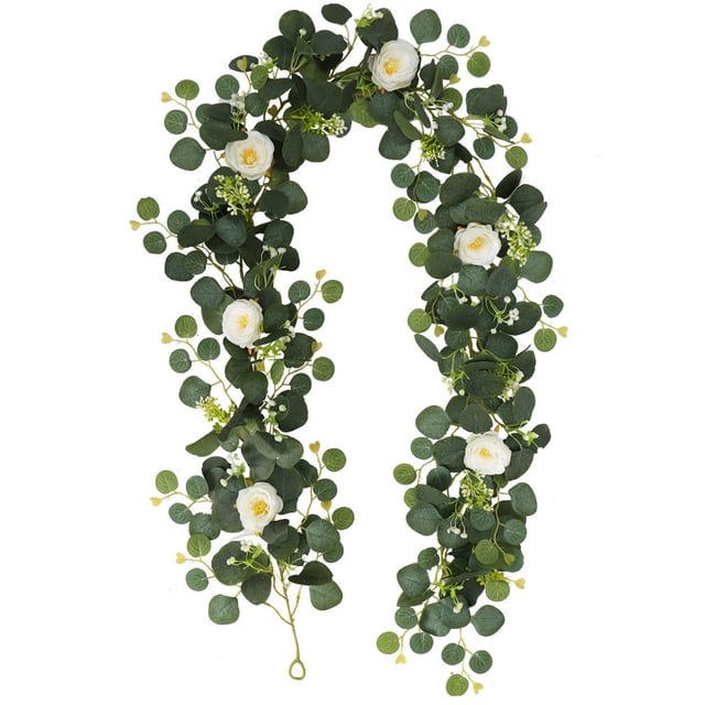 REK Wreath Realistic Greenery For Year Round Seasonal Front Door Wall Window