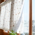 thumbnail image 2 of Door Curtains Door Window Crushed Roses For Kitchen Door Curtains Inside House Bedroom Drift Curtains Screen Curtain Partition Curtains H 17.7 Inches, 2 of 8