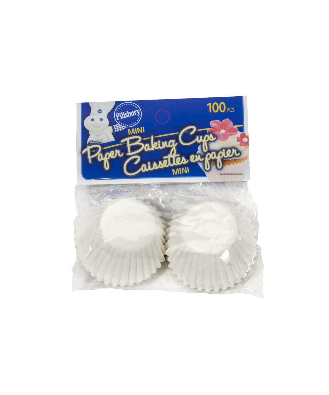 100 Mini-Moules à Pâtisserie Blancs Pillsbury