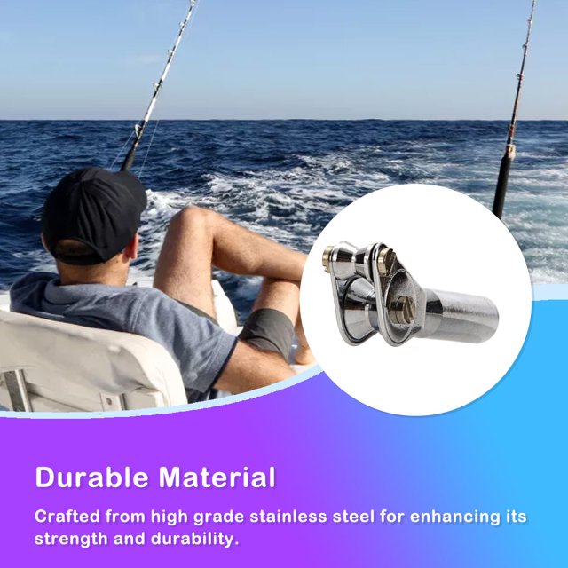 mmirethe Guide de Canne à Pêche Imperméable à l'Eau Durable Polissage Réutilisable Anneau de Bout de Rouleau Troll Accessoires de Quincaillerie de Mer 7
