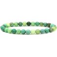 thumbnail image 1 of Bracelet Extensible Unisexe en Perles Rondes de 6 mm en Chrysoprase Verte Naturelle, 1 of 3