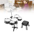 thumbnail image 4 of Toddler Jazz Drum Kit, Kids Drum Kit Toy Funny Safe Musical Instrument  for Beginners, 4 of 7