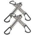 thumbnail image 2 of KAKOWELY 4 Pcs Ressort Amortisseur Ressort Boucle de Randonnée Fournitures de Tente Ressorts de Tension avec Crochets Boucle en Corde Multifonction Boucle en Corde Portable,5.83x"X1.18"X0.98 Pouces, 2 of 4